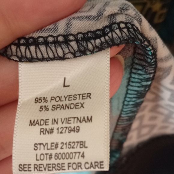 Emma & Michele Multicolor Geometric Dress - Picture 3 of 14